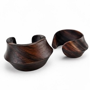 F S INTERNATIONAL Brazalete de Madera Personalizado, Diseño Clásico, Joyería Unisex de Moda, Hecho a Mano, Decoración para el Hogar, Acción de Gracias - Product Image 3