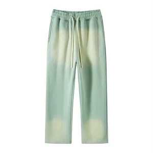 Pantalones Deportivos Personalizados de Alta Calidad, Transpirables, de Algodón de Peso Medio, Estilo Vintage, Lavado Ácido, con Cierre de Cordón, para Hombre, Otoño - Product Image 1