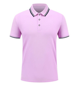 Polo à col personnalisé OEM, sensation de fraîcheur estivale, respirant, tendance, pour hommes, séchage rapide, manches courtes. - Product Image 2