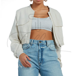 Nouveau style – Blouson bomber en toile respirante pour homme, dernière conception, coupe courte, haute qualité, vente en gros - Product Image 6