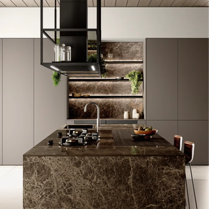 Gabinetes de Cocina Modernos Personalizados JY Project, Estilo Panel de Madera, Construcción en Tablero de Partículas, Incluye Todos los Accesorios, Mejor Precio Vietnam - Product Image 4