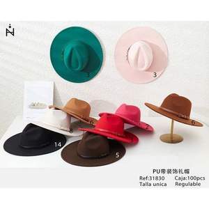 Chapeau décoratif Z Pu unisexe, taille unique, réglable, accessoire de mode pour fête, adulte, quatre saisons - Product Image 2