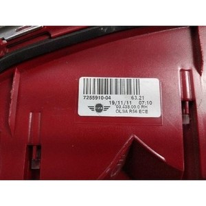 Feu arrière droit d'origine d'occasion pour Mini Cooper F56 2014-2018 - Référence 725591004 - Product Image 5