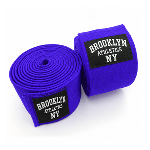 Heavy-Duty Breathable Natural Rubber Professional Protection Unisex <b>Knee</b> <b>Wraps</b> for Weightlifting - Product Image 1