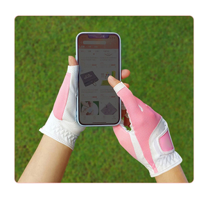 1 paire de gants de golf pour femmes, en cuir souple, respirants, plus confortables à porter sur les ongles longs, adaptés aux femmes et aux filles - Product Image 6
