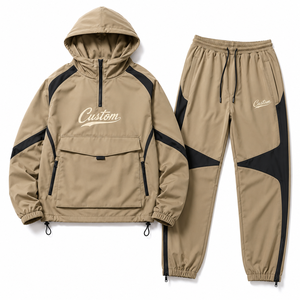 Men's Outdoor Fitness Windbreaker <b>Set</b> for Running and Training - Product Image 5