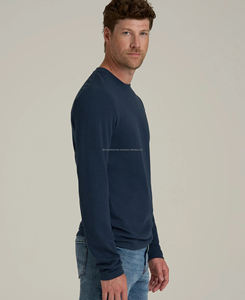 Sudadera Térmica de Invierno para Hombre de Primera Calidad, 100% Algodón, Transpirable, Diseño Sólido, Logotipo en Relieve, Cómoda - Product Image 2