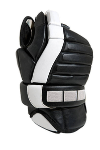 Ice Hockey Gloves Blue Full Finger Breathable <b>Hook</b> and Loop Closure Unisex Polyester Sports Protection - Product Image 5