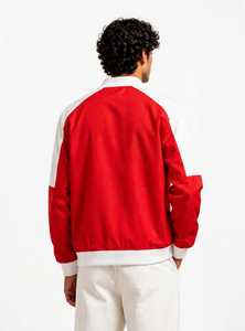 Veste à capuche zippée pour homme, coupe décontractée, manches longues, noir beige - Product Image 3