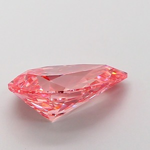 Diamante CVD de Laboratorio de 2.51 Quilates, Corte Pera, Color Rosa Intenso, Claridad VS1, Pulido Excelente, Gema Suelta Impresionante - Product Image 2