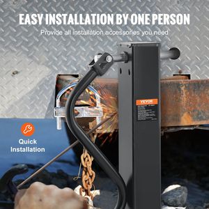 Cavalletto per Rimorchio con Maniglia, Capacità di Carico 12000 libbre, per RV e Rimorchi, Cavalletto di Trasmissione - Product Image 3