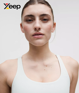 XEEP High Quality Women Yoga Sports <b>Bra</b> XC-SB-204 Solid Simple Breathable Adjustable <b>Straps</b> Removable Pads High Support Quick - Product Image 3