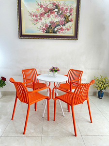 <b>Stackable</b> Plastic <b>Chair</b> with Durable Construction and Comfortable Seating for Restaurants, Events and Commercial Use - Product Image 5
