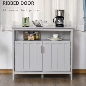 Gray Kitchen Cabinet Console Table - Product Image 1