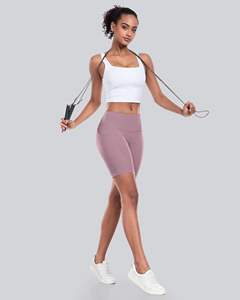 Shorts de Yoga de Cintura Alta para Mujer, Transpirables, de Secado Rápido, Ecológicos, Ropa Deportiva para Gimnasio, Sin Costuras, para Ejercicio - Product Image 5