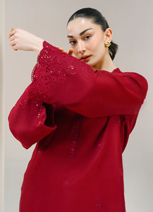 Conjunto de 3 piezas para mujer, estilo A, hasta la rodilla, con lentejuelas y bordados, de alta calidad, ecológico, transpirable, superventas, para fiesta, con contraste. - Product Image 4