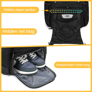 Hot Sale <b>Drawstring</b> Party Favor Bags Sports Baseball <b>Drawstring</b> <b>Backpack</b> Bags for Gym Sports Large Capacity Ripstop Baseball - Product Image 3