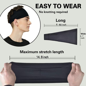 PROVEN ENTERPRISES Accesorios de Moda para el Cabello, Diadema Deportiva de Tela de Poliéster Resistente al Desgarro, Unisex, Color Personalizado - Product Image 1