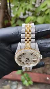 นาฬิกาเพชรโมอิสซาไนต์แบรนด์สั่งทำพิเศษ ผลิตในอินเดีย สำหรับฮิปฮอป บลิงค์ กันน้ำ พร้อมจำหน่ายในราคาขายส่ง - Product Image 6