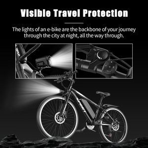 Bicicleta eléctrica de montaña con batería de litio de 48V 10AH y neumáticos de 26*2.215 pulgadas, disponible en almacén de la UE. - Product Image 3