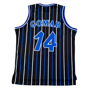 เสื้อบาสเก็ตบอล Phi Beta Sigma ผ้าโพลีเอสเตอร์ 100% ตาข่ายหนา ป้องกันแบคทีเรีย ระบายอากาศได้ดี พิมพ์ลาย ทึบแสง เหมาะสำหรับฤดูร้อน ผลิตในปากีสถาน - Product Image 2