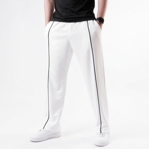 Wholesale Men's Wide Leg <b>Track</b> Pants Lightweight Straight Fit Sports <b>Trousers</b> Quick Dry Gym Training Running Athletic Pants - Product Image 1