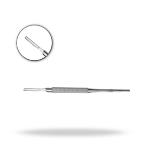 Round Scalpel Handle 16.5cm Neuro Spine Surgical Instrument Stainless Steel Blade <b>Holder</b> Surgical Use - Product Image 1