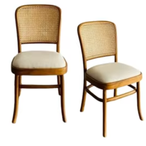 Dining Chair Furniture Made From A Combination Of Teak Wood And Rattan With Thick And Soft Foam <b>Seat</b> - Product Image 4