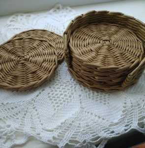 High Quality Rope Coasters Handmade Modern Tea <b>Cup</b> <b>Mats</b> Pads At Wholesale Price New Colored Tableware Dinnerware Export Quality - Product Image 3