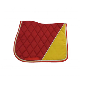 Tapis de selle équestre avec mousse de 18 mm intégrée, tapis de selle rembourré en mousse de qualité supérieure, confortable et respirant, accessoire d'équitation - Product Image 1