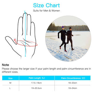 Guantes para Correr de la Mejor Calidad, Duraderos, Antideslizantes, para Unisex, Colores Sólidos, Fáciles de Usar al Aire Libre - Product Image 6