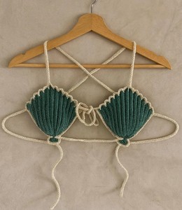 Patrón de ganchillo para top con diseño de conchas marinas - Product Image 3
