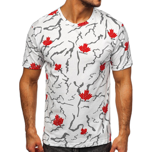 T-shirt pour homme de haute qualité, très tendance, impression par sublimation, vêtements d'extérieur, t-shirt imprimé par sublimation pour homme - Product Image 6