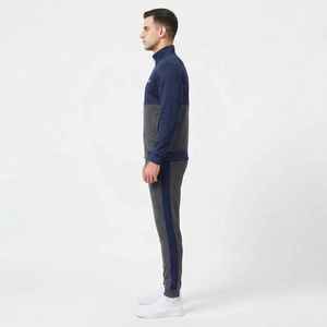Ensemble de survêtement décontracté pour homme Hawk Eye, coupe classique, en polyester et coton, avec fermeture éclair intégrale, idéal pour l'automne - Product Image 3