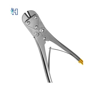 Coupe-fils robuste pour instruments orthopédiques, idéal pour couper les broches chirurgicales, les fils K et les fils en acier inoxydable, avec poignée ergonomique - Product Image 1