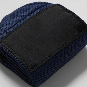 Muñequera Deportiva Transpirable de Poliéster y Algodón con Logotipo Personalizado, Elástica y Ajustable con Cierre de Gancho y Bucle, Soporte para Muñeca para Gimnasio, Fitness y Tenis - Product Image 1