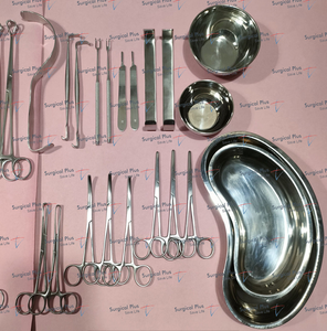 Premium-Qualität Btech Enterprises 50-teiliges Basis-Laparotomie-Instrumentenset für allgemeine Chirurgie, manuell, Klasse I CE - Product Image 4