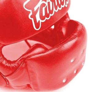อุปกรณ์ป้องกันศีรษะสำหรับชกมวย Fairtex รุ่นเต็มหน้า คุณภาพระดับพรีเมียม ยอดขายอันดับหนึ่ง ดีไซน์ระบายอากาศได้ดี ปรับขนาดได้ เหมาะสำหรับทุกเพศ - Product Image 3