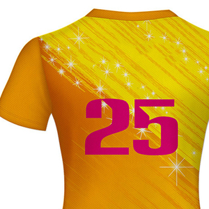 Maillot de volley-ball personnalisé pour femmes, uniforme imprimé, 100% polyester, antibactérien, col en V, sans manches, tissu en maille, options personnalisées - Product Image 6