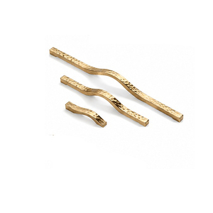 Tirador y pomo cuadrado modernos de latón para muebles, herrajes duraderos para cajones de cocina y armarios - Product Image 6