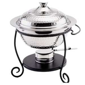Plat à chafing carré moderne en acier inoxydable avec couvercle en verre, chauffe-plat de buffet avec brûleur à combustible pour la restauration à domicile et en hôtel - Product Image 4
