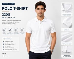 Primora Global 100% Cotton Woven Men's Casual Breathable <b>Shirt</b> 220 GSM Heavyweight | ODM Custom Logo <b>Half</b> Sleeve <b>Button</b> Front - Product Image 4