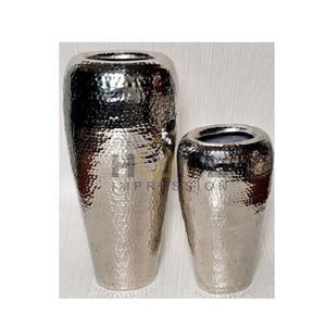 แจกันดอกไม้ชุบเงินเงางามดีไซน์ทันสมัยแจกันดอกไม้สำหรับตกแต่งบ้านห้องนั่งเล่น - Product Image 1