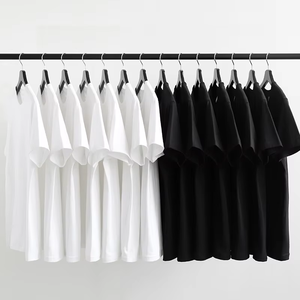 T-shirt personnalisable 100 % coton imprimé hip-hop culturel à manches courtes pour homme, coupe ample, couleur unie, 200 grammes, T-shirts pour homme OEM - Product Image 5