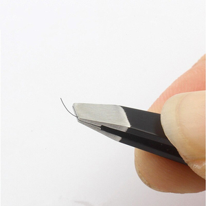 4 Pcsset 1.5mm Thicker Stainless Steel Eyebrow Tweezers Point Slant Flat Tip Hair Removal <b>Makeup</b> <b>Tool</b> With Bag Tweezers - Product Image 4