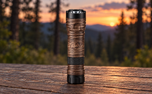 Película Hidrográfica con Diseño de Madera Oscura para Linternas de Camping Personalizadas, Altavoces, Linternas, Neveras Portátiles - Product Image 6