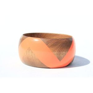 กำไลไม้ลายดอกไม้เพ้นท์มือ คอลเลคชั่นสำหรับงานเทศกาล - Product Image 5