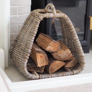 Panier en rotin ouvert avec poignée, paniers de rangement faits à la main, rotin naturel, moderne, multifonction, fabriqué au Vietnam - Product Image 5