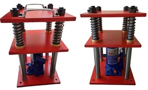SUNTOOLS/STIPL Prensa de fundición de joyería de metal rojo Modelo 280(III)/Prensa de 4 varillas con bomba hidráulica de 8 toneladas y mecanismo de resorte para - Product Image 2