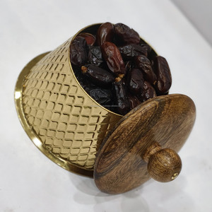 Nouvel arrivage de bol Khajoor en métal pour restaurant, bol de datte arabe décoratif classique et élégant pour les mariages et les fêtes - Product Image 5